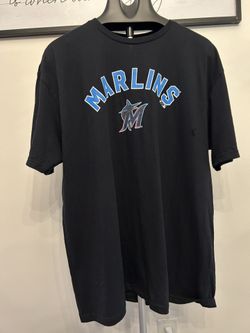 NWOT Men's Miami Marlins Black T-Shirt # 21 Cooper