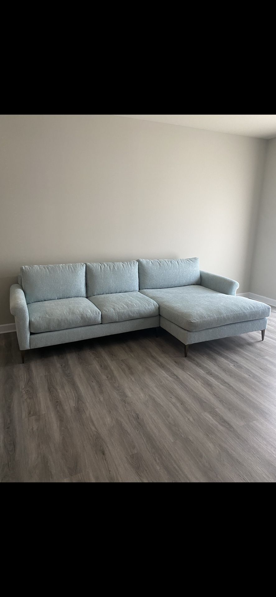 Like New- Two Piece Sectional 