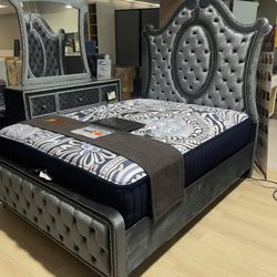 OM• $38 Initial • Brand New Bedroom Set, Bed Frame, , Dresser, Chest 