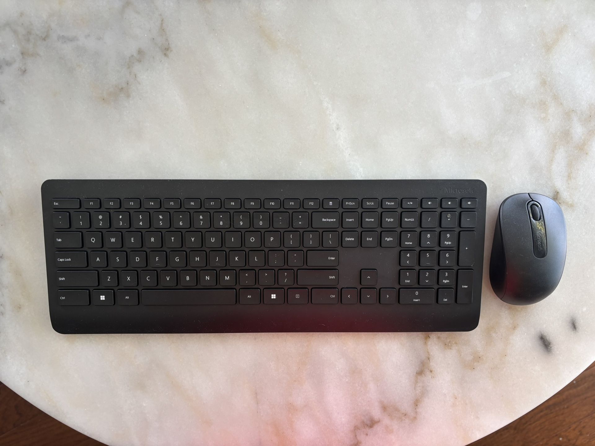 Microsoft wireless keyboard and mouse