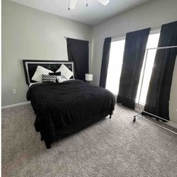 Black Headboard 