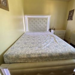Queen Size bed, Frame only (mattress not Included)