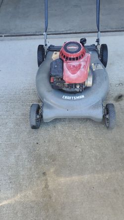 Model Craftsman Lawn Mower Gas powered