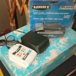 Hart 20v Battery  With Charger