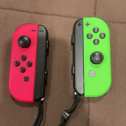 Nintendo switch Joycons (Pink/Green)