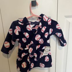 Baseball Infant Robe – Brand New with Tags