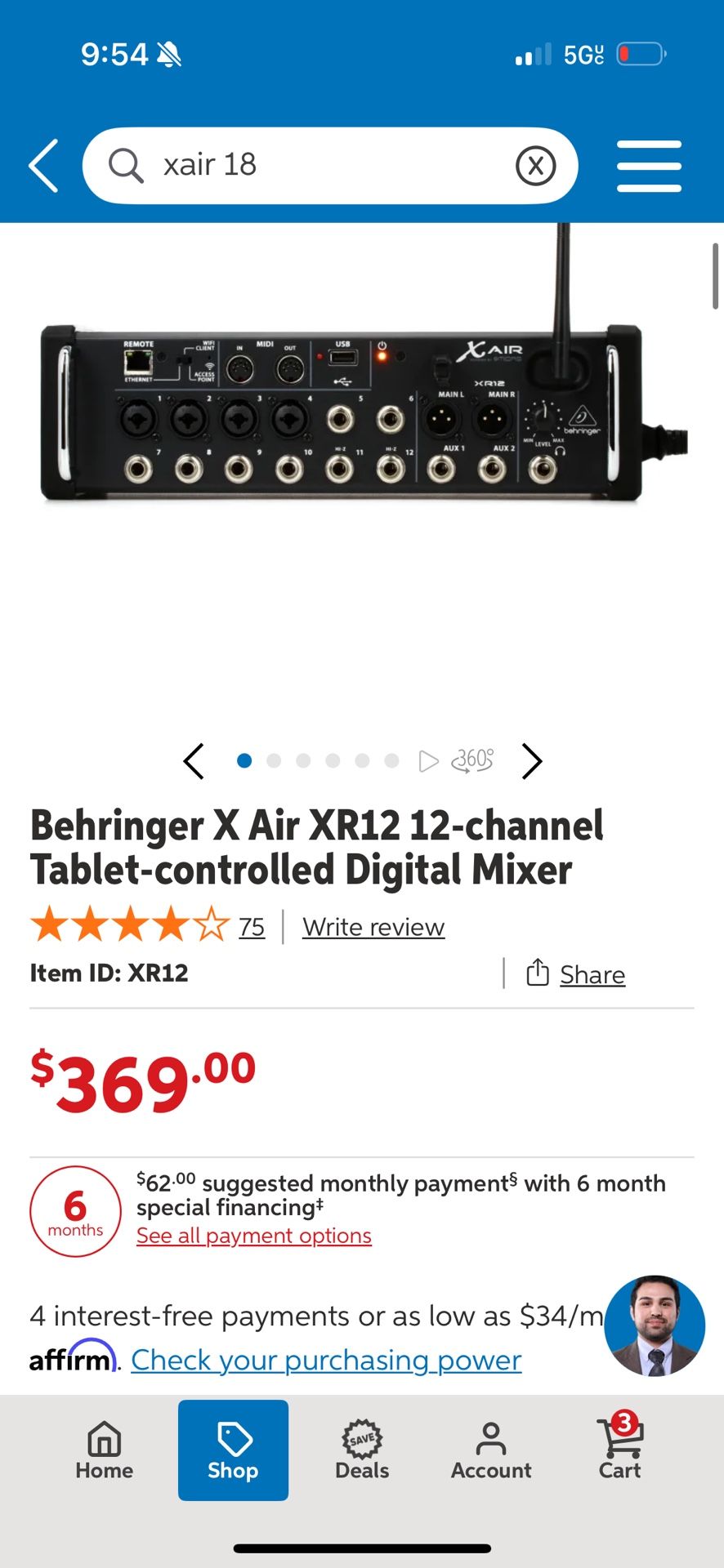 Behringer X Air 12