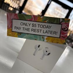 Apple Airpods 4 Wireless Headphones - Pay $1 today and pay the rest later -