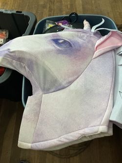Halloween Costume Unicorn Head Oversized Halloween Mask
