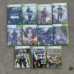 Xbox 360 Bundle Of Games Call Of Duty 