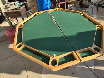 Vintage 2 Piece Poker Table