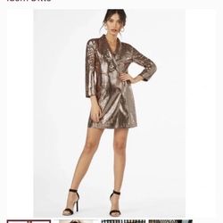 Idem Ditto Sequin Blazer Dress