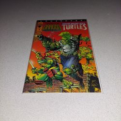 1993 THE SAVAGE DRAGON TEENAGE MUTANT NINJA TURTLES CROSSOVER #1 COMIC BAGGED AND BOARDED 