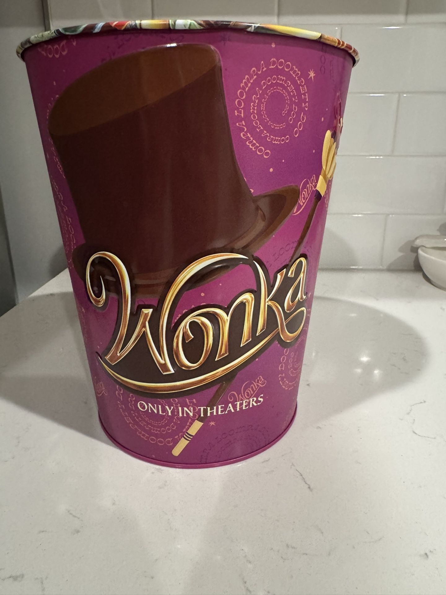 Willy Wonka Popcorn bucket