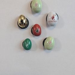 AH Edwards Egg-Shaped Magnetic Lapel Pins