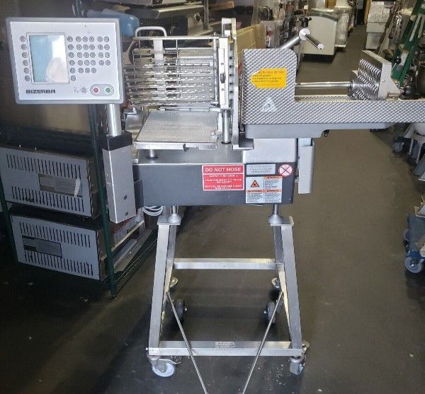 Bizerba Meat Slicer A404 DIGITAL AUTO SLICER STACKER BACON, MEAT MADE IN GERMANY