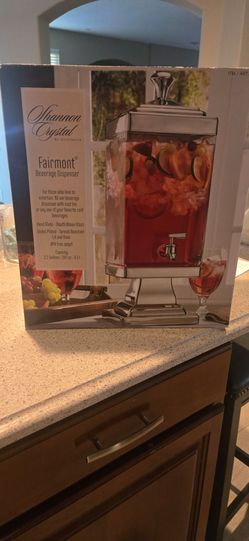 Shannon Crystal Fairmont Beverage Dispenser