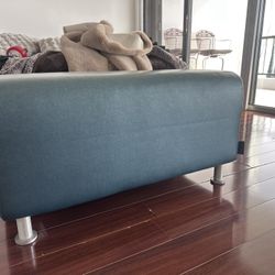 Like New Stool, Ottoman, Side Bench Blue TURNSTONE