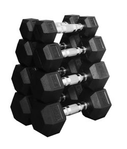 Brand new BalanceFrom Dumbbell Set, Pairs of 5 lb, 10 lb, 15 lb, and 20 lb