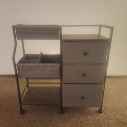 Rolling Bedside Baby Caddy 