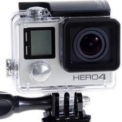 GoPro hero 4 with water proof case