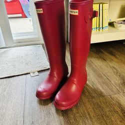 Hunter raining Boots Pink
