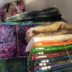 Patterned cotton fabric