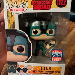 Funko Pop Suicide squad T.D.K. virtual Funkon 2021 summer , Vaulted figure