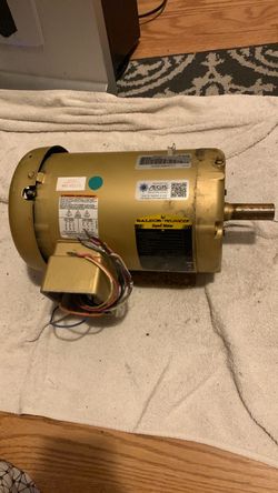 Baldor-Reliance Super-E 1.5 HP Motor (460V) – Spins Smoothly