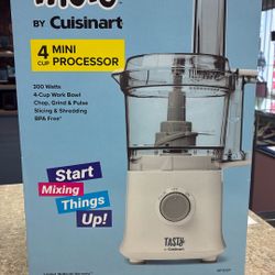 Tasty By Cuisinart 4 Cup Mini Processor 300 Watts  NIB (70509243)