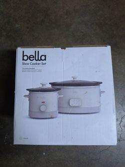 Bella Slow Cooker Set – 2qt & 6qt