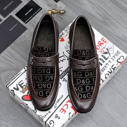 Dolce Gabbana Men’s Leather Shoes With Box 2026 New