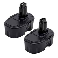 2Pks 18V Replacement Battery for DeWalt:  5.0Ah 18 Volt XRP Batteries for DC9096 DC9098 DE9098 DE9096 DE9098 DW9096 Cordless Power Tools 