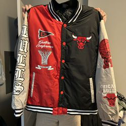 Chicago Bulls Puffer Bomber Jacket NBA