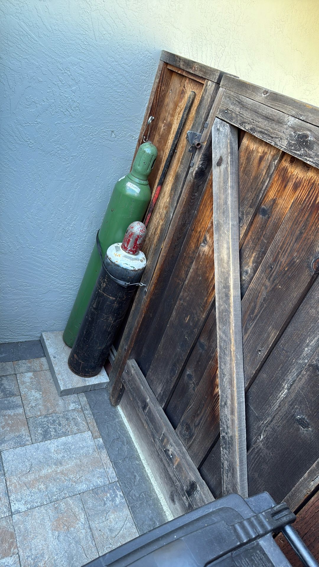 Oxygen And Acetylene Bottles