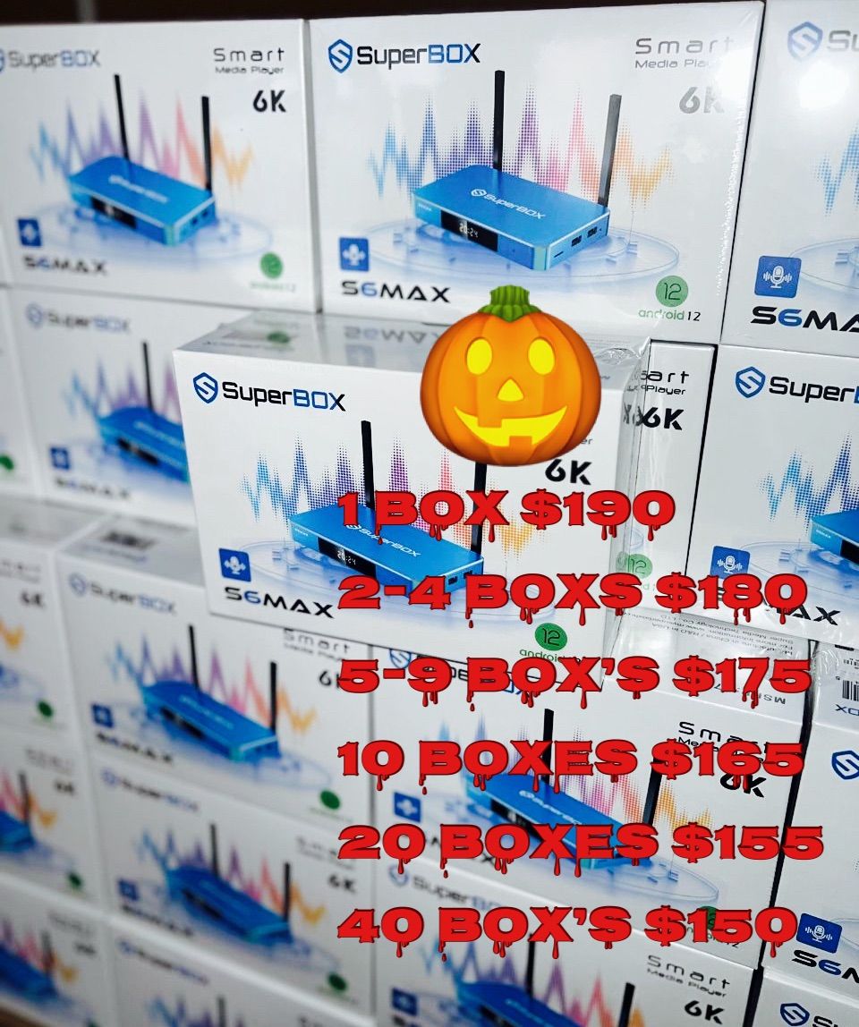 Superbox S6 max new 2024 model wholesale reseller s6 ultra super box 
