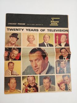 1968 Chicago Tribune "Twenty Years of Television" Supplement