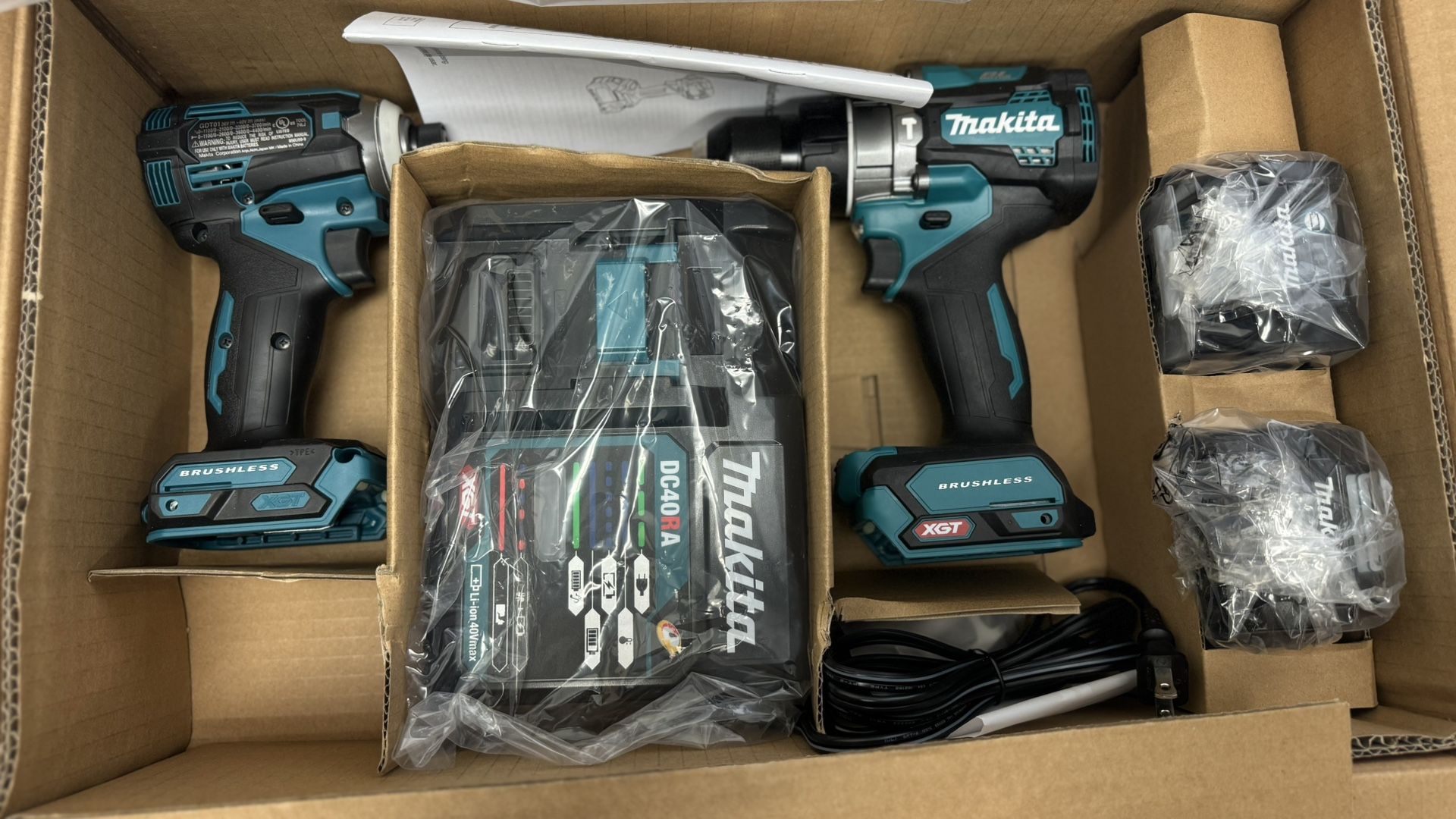 Makita 40V Max XGT Brushless Cordless Combo Kit (Hammer
