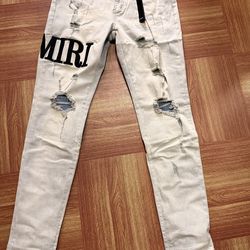 Amiri distressed jeans