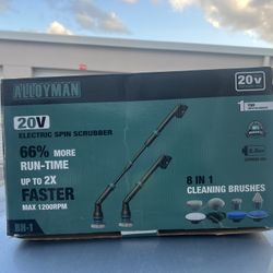 ELECTRIC SPIN SCRUBBER