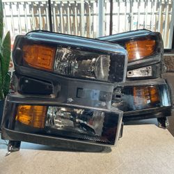 2019 Silverado 1500 Pair Driver Passenger Halogen Headlight Good Offer Original OEM 2021