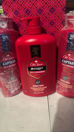 Three Old Spice Body Washes