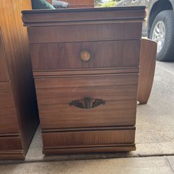 Dresser 2 Drawer / Night Stand Antique  1930’s