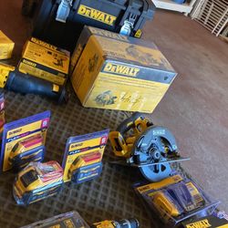 New tools, in good condition.  Prices vary, ranging from $45 to   $399. dollars.  There is a one month warranty , the money is not returned, only cred