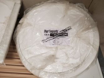 Clear Round Glass Table Top 36 in brand new