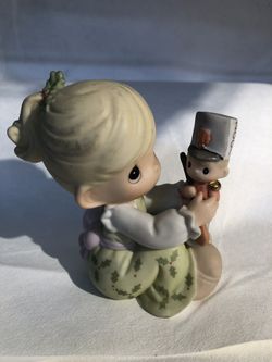 2001 precious moments piece with toy soldier