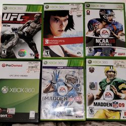 Xbox 360 video game bundle Bundle of 6 lots read description.