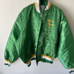 Vintage Leader Sportswear Jacket mens XXXL Made In USA Boston Celtics Colors