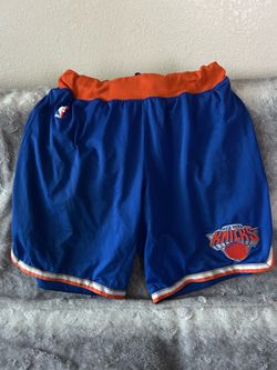 New York Knicks NBA Game Worn Shorts Size XL Adidas Authentic Away 2012-2017