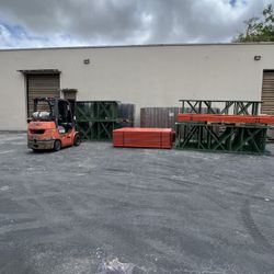 Pallet Racks Beams Uprights Wire Decks Delivery Install Forklift 